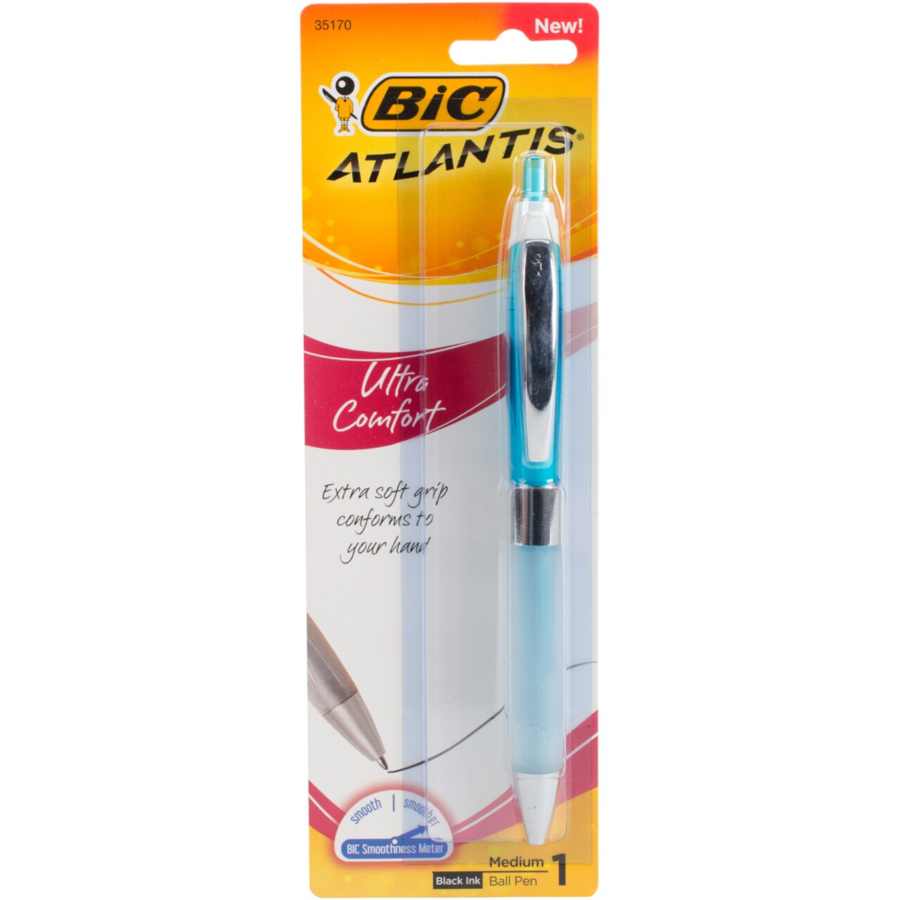 BIC Atlantis Ultra Comfort Ballpoint Pen-Assorted Barrels